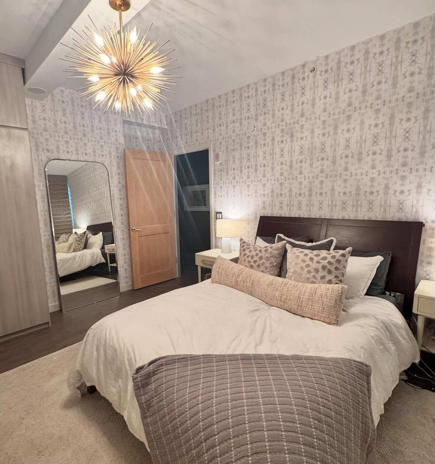 Reflect Light and Pattern with a Silver Frame