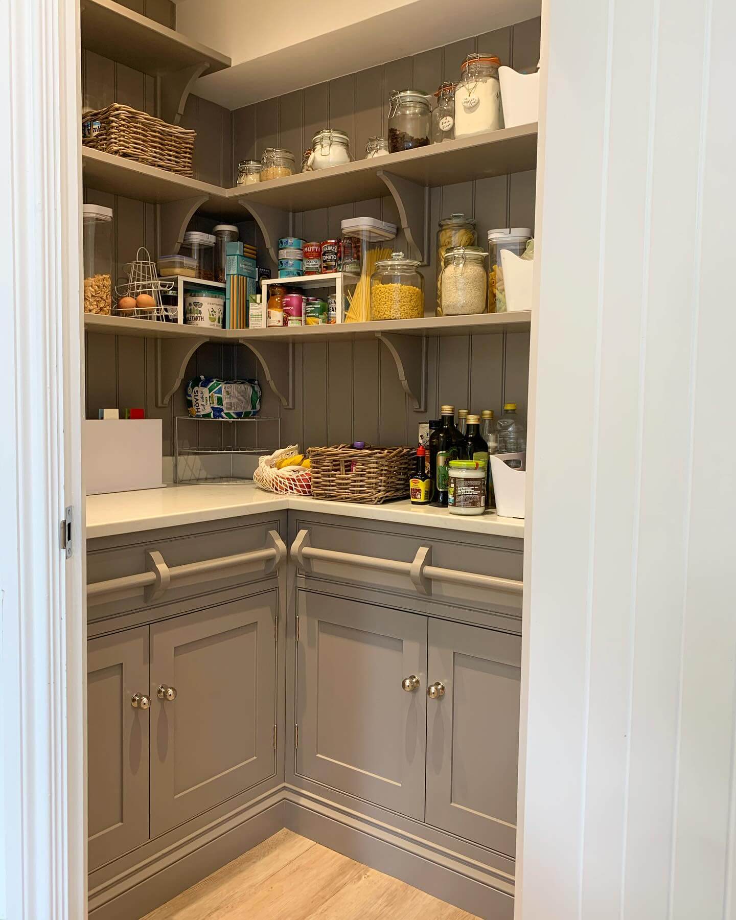Glass Jars For Dry Goods Keep Shelves Neat