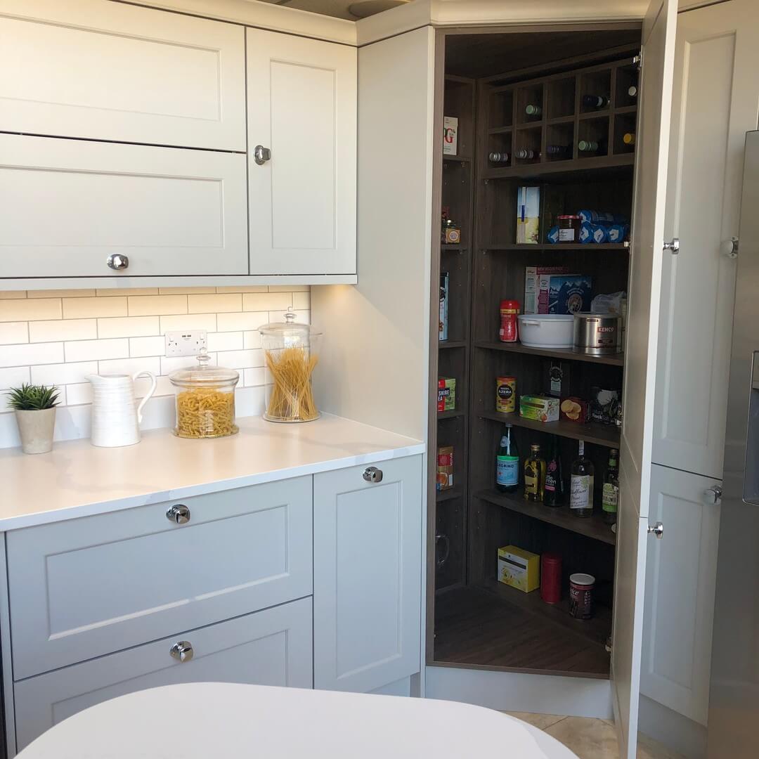 Maximize Vertical Space with Integrated Wine Racks