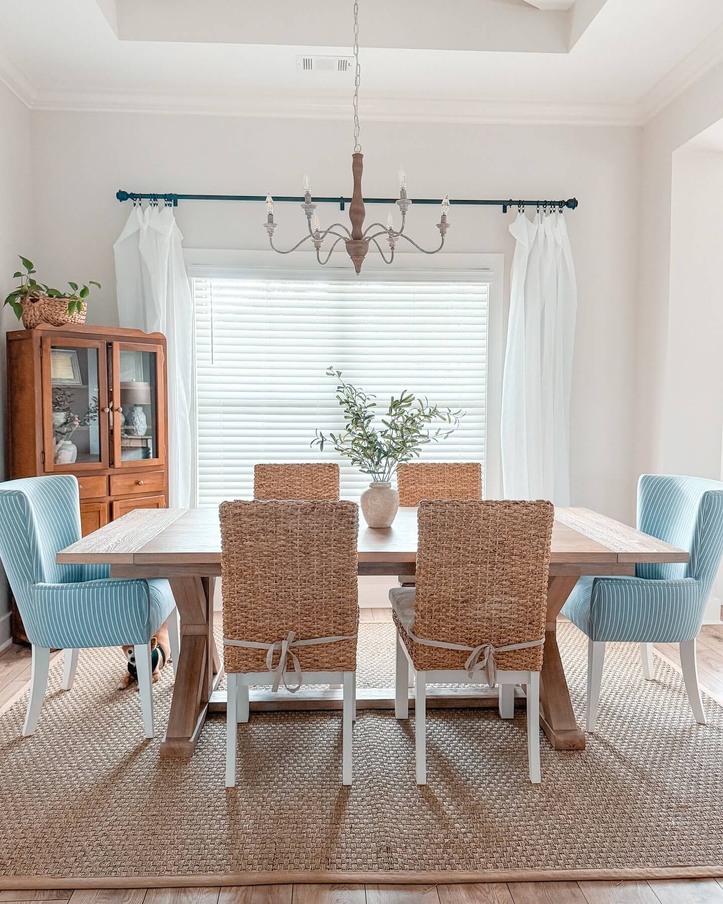 Woven Rattan Chairs Bring Natural Texture