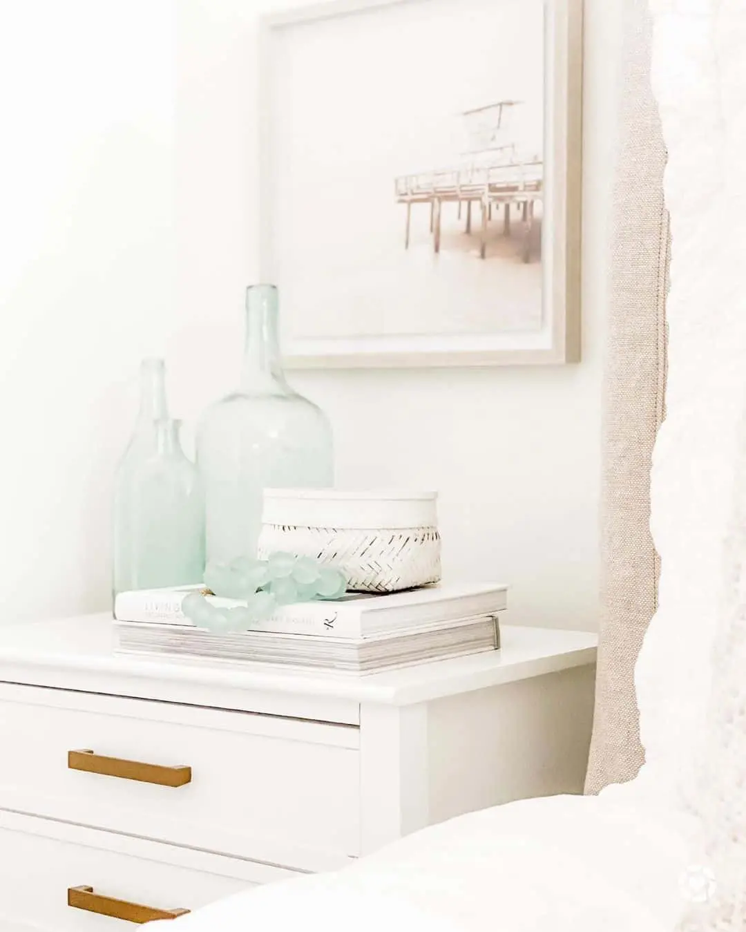 Pale Blue Glass Bottles Echo Coastal Hues