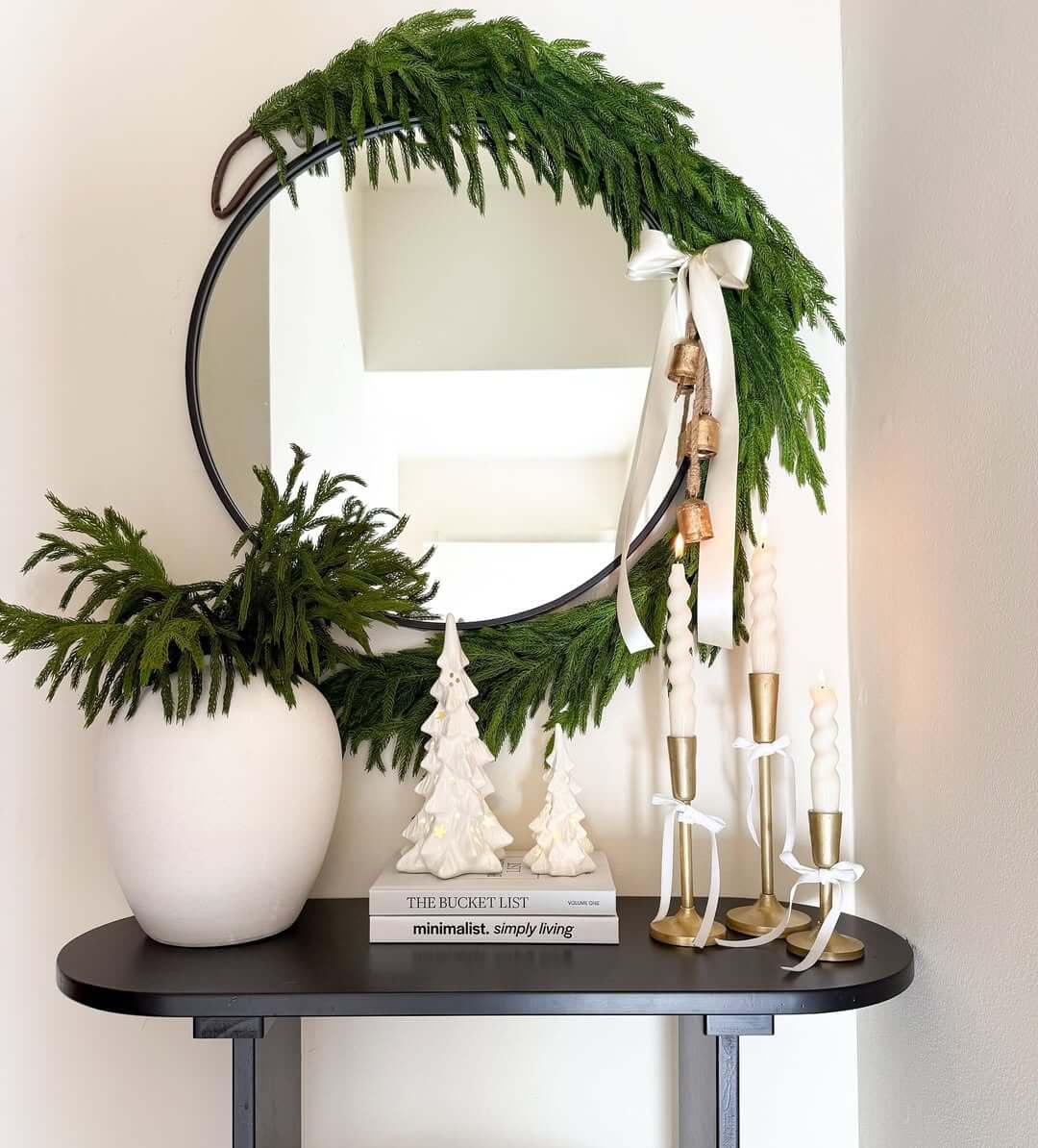 Incorporate Whimsical Holiday Charm with White Ceramic Trees