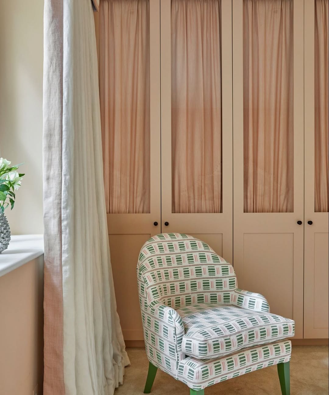 Patterned Armchair for a Playful Focal Point