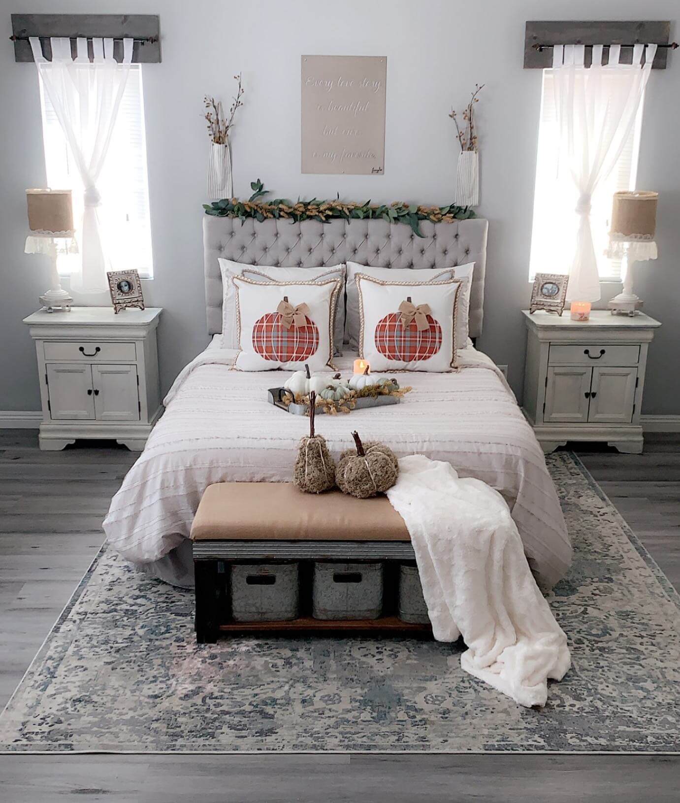 Plaid Pumpkin Pillows Add Cozy Fall Flair