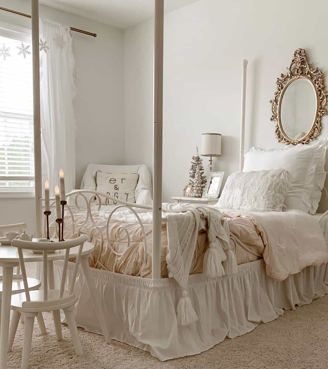 Ornate Gold Mirror Reflects Light and Adds Vintage Glamour