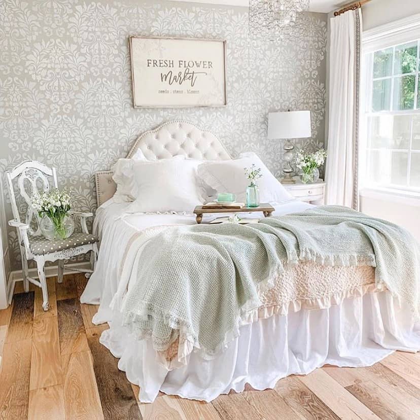 Incorporate Textured Wallpaper for a Soft Backdrop