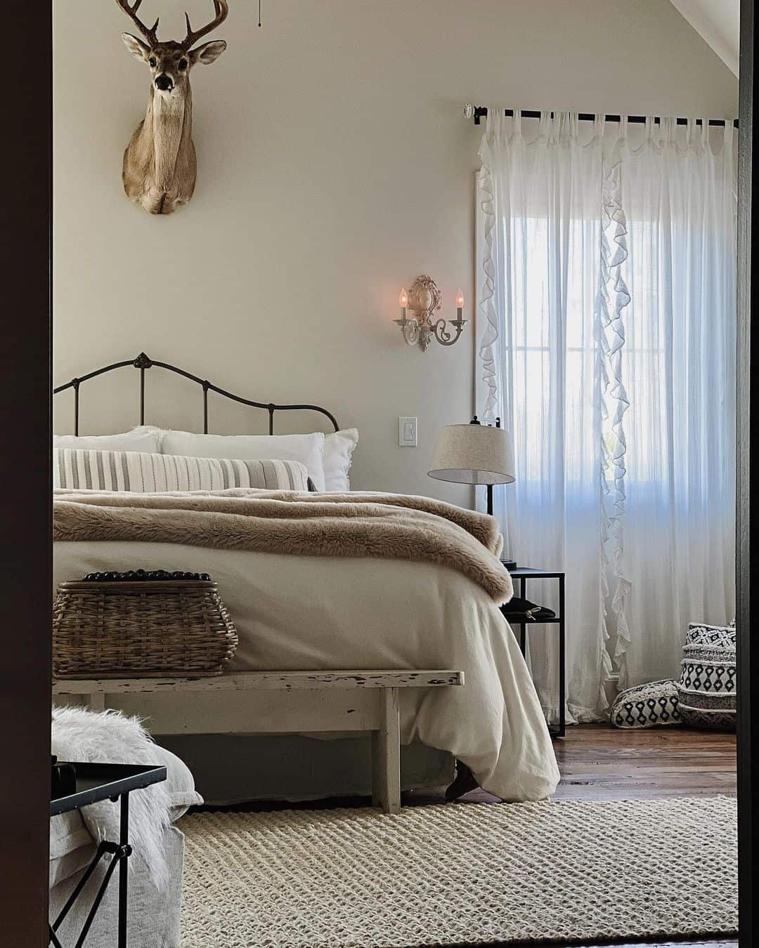 Soften Light with Tiered Ruffled Curtains