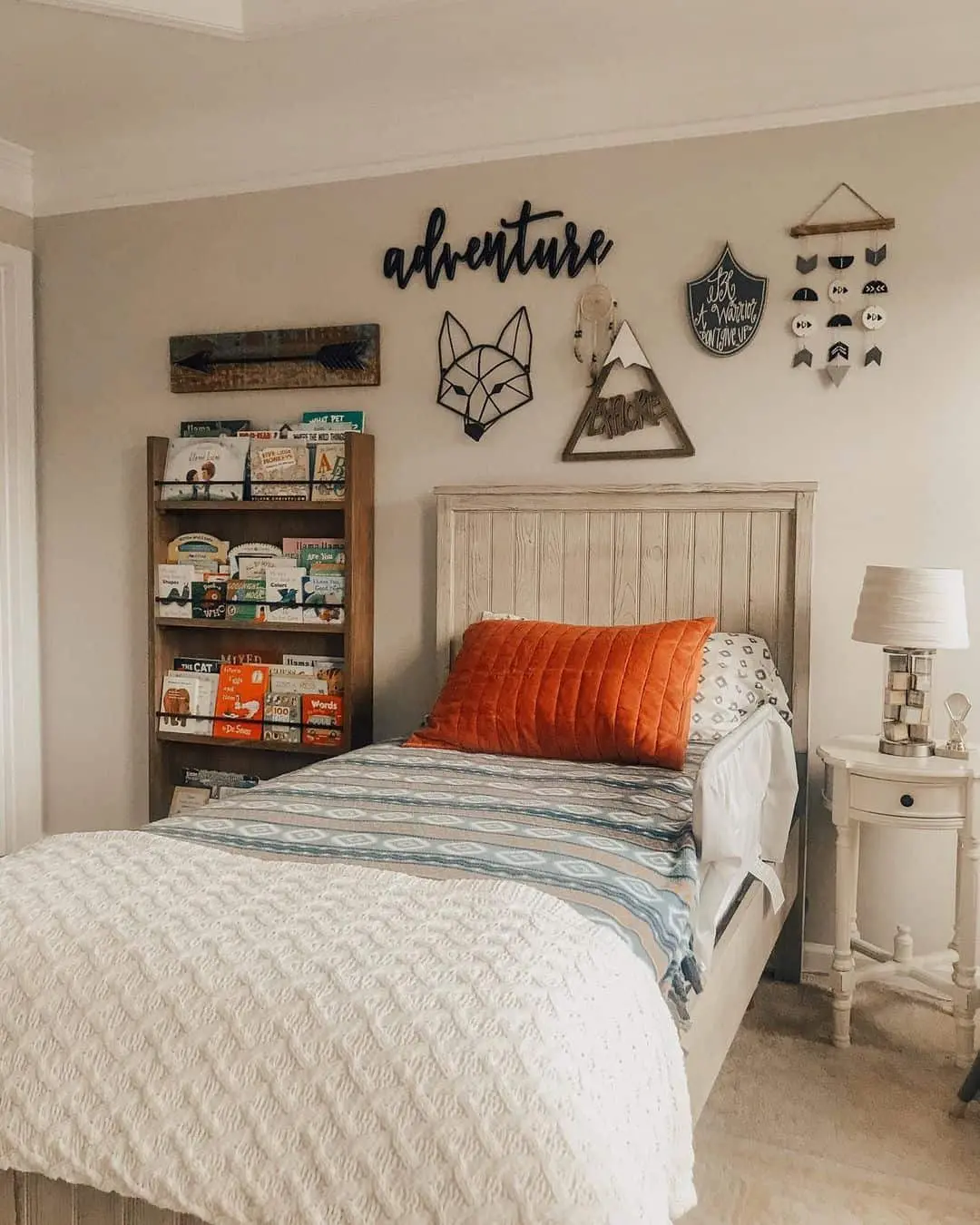 Inspire Adventure With Mountain Art and Fox Accents