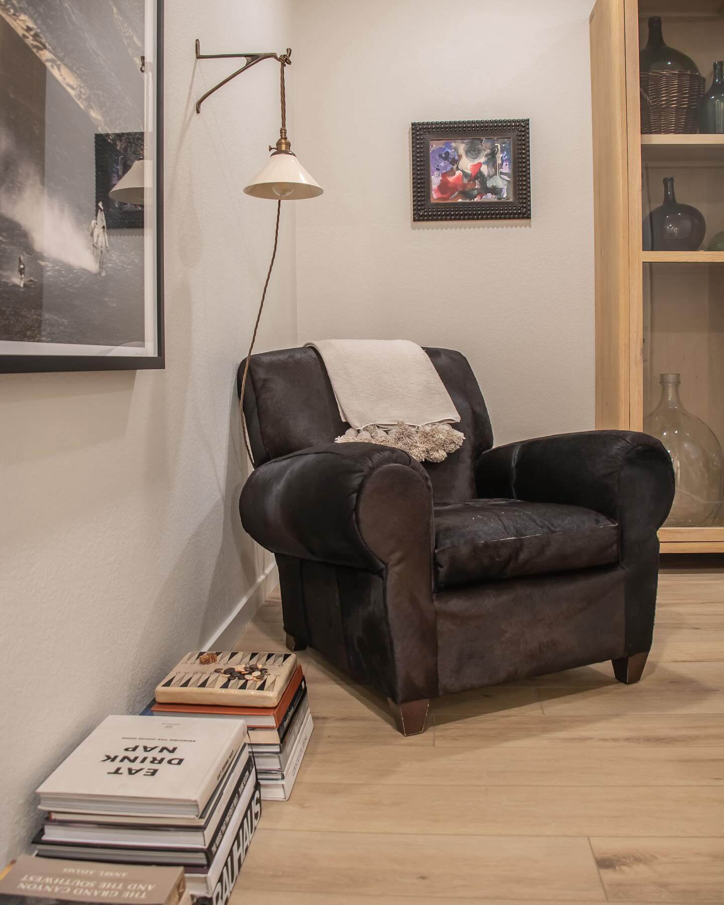 Illuminate Your Chair with an Adjustable Wall-Mounted Lamp