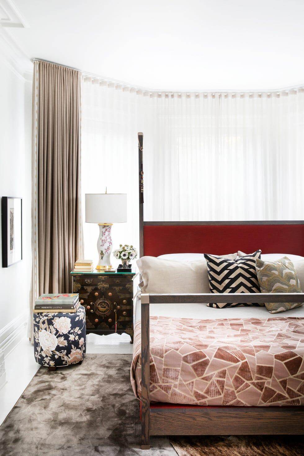 Ornate Chest Doubles as a Unique Nightstand