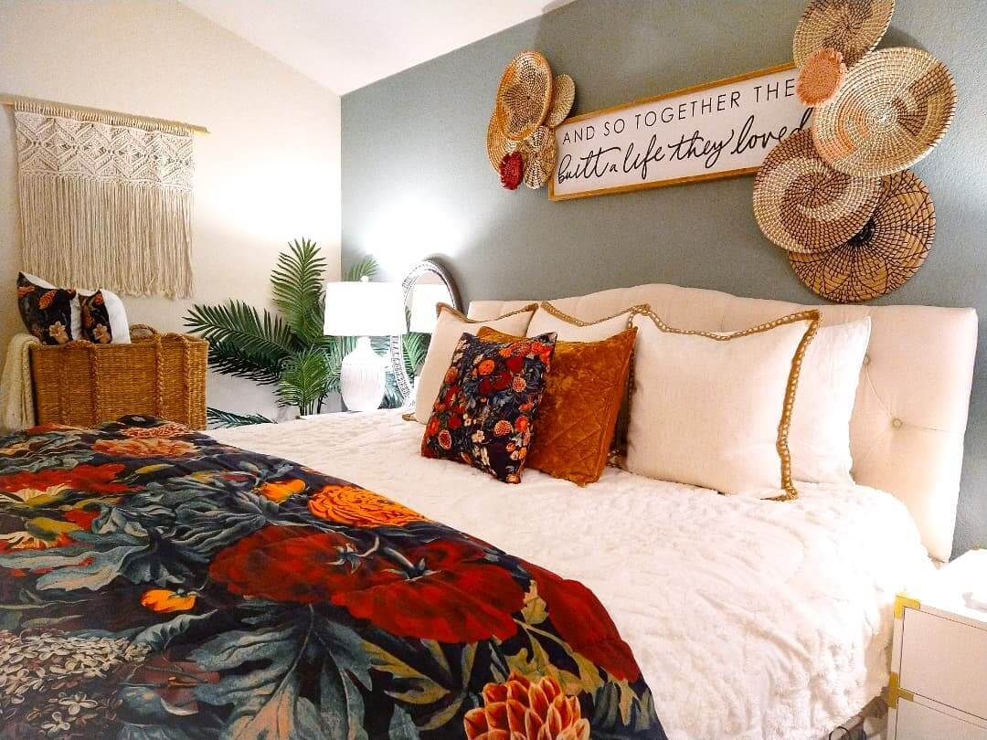 Design a Woven Wall Display Above Your Headboard