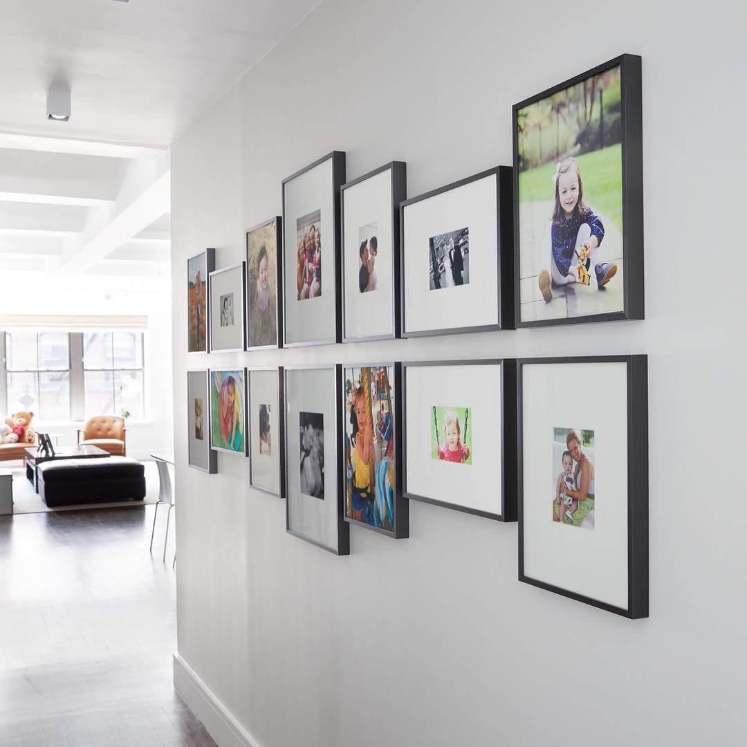 Stagger Frame Heights for a Lively Gallery