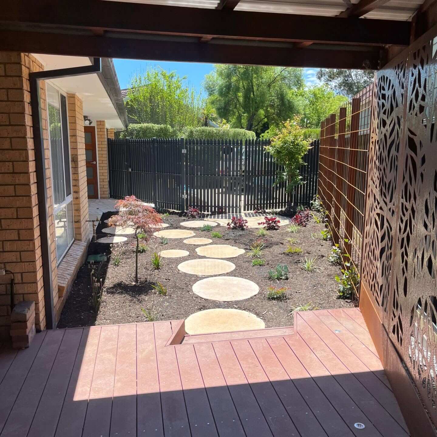 Offer an Easy Route with Large Circular Stepping Stones