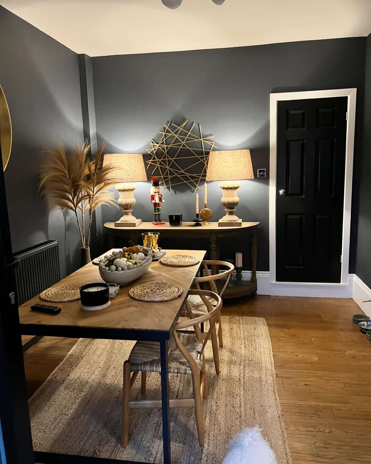 Geometric Wall Art Adds a Striking Focal Point