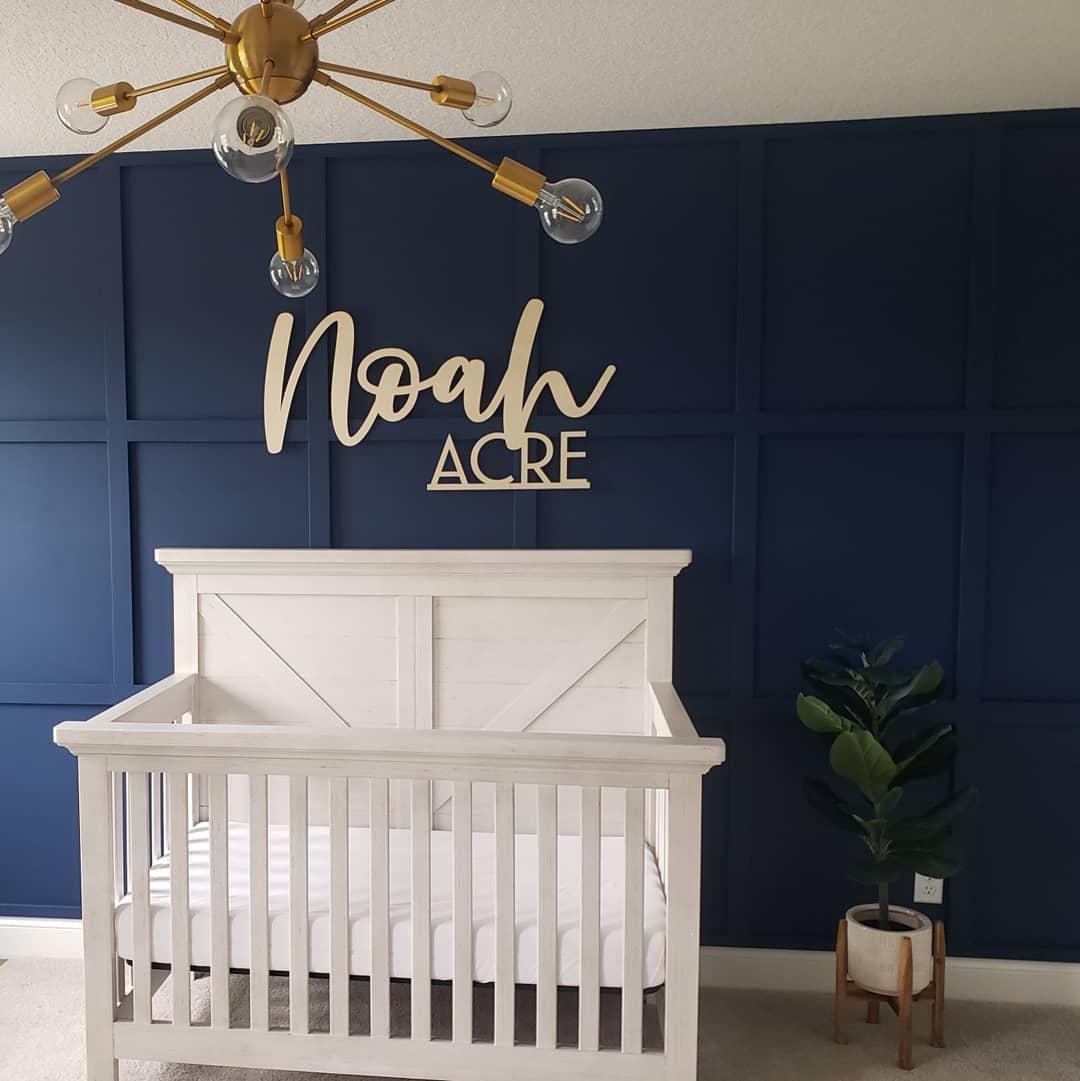 Personalize Your Nursery with a Wood Name Sign
