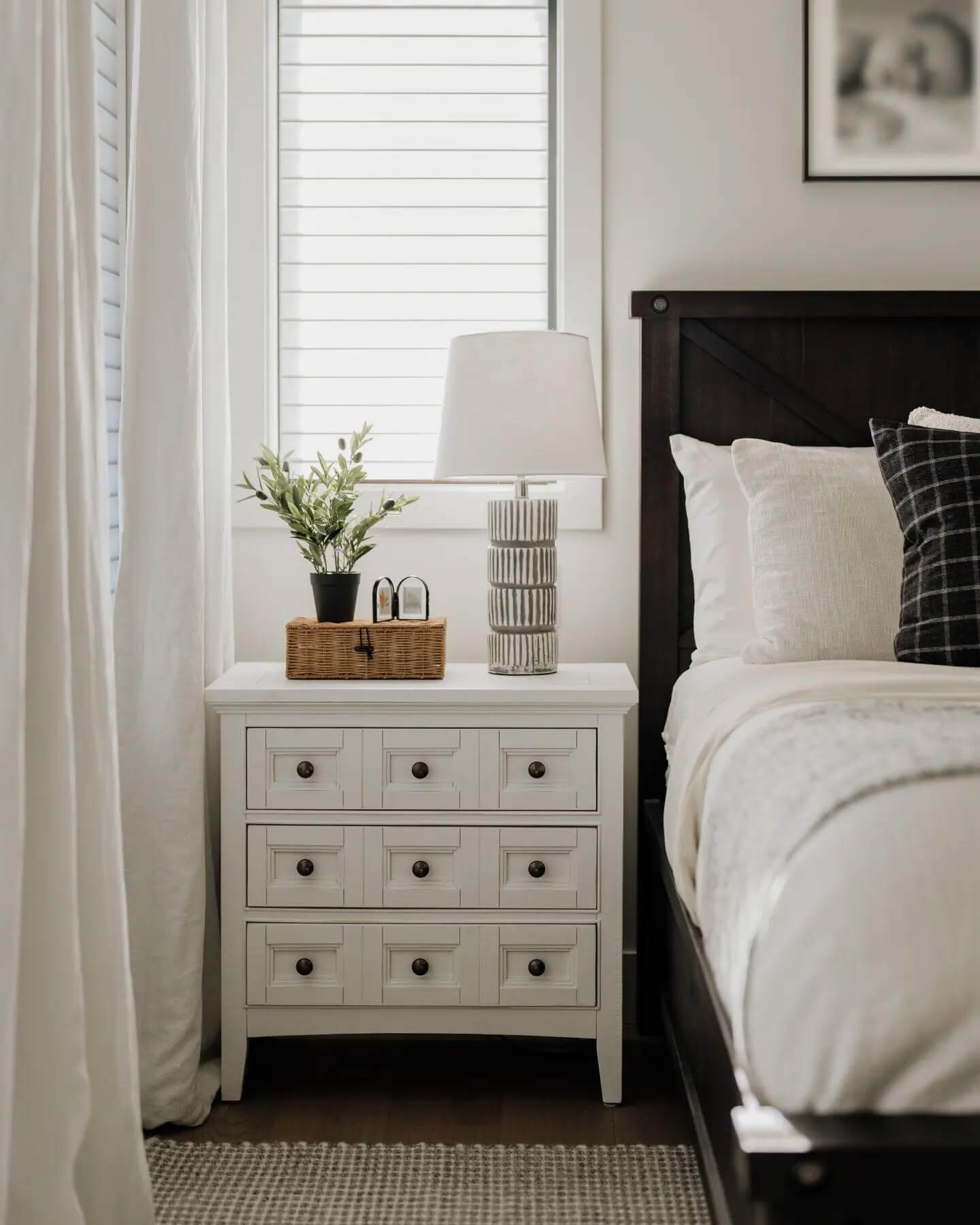 Choose Classic Charm with a Paneled White Dresser