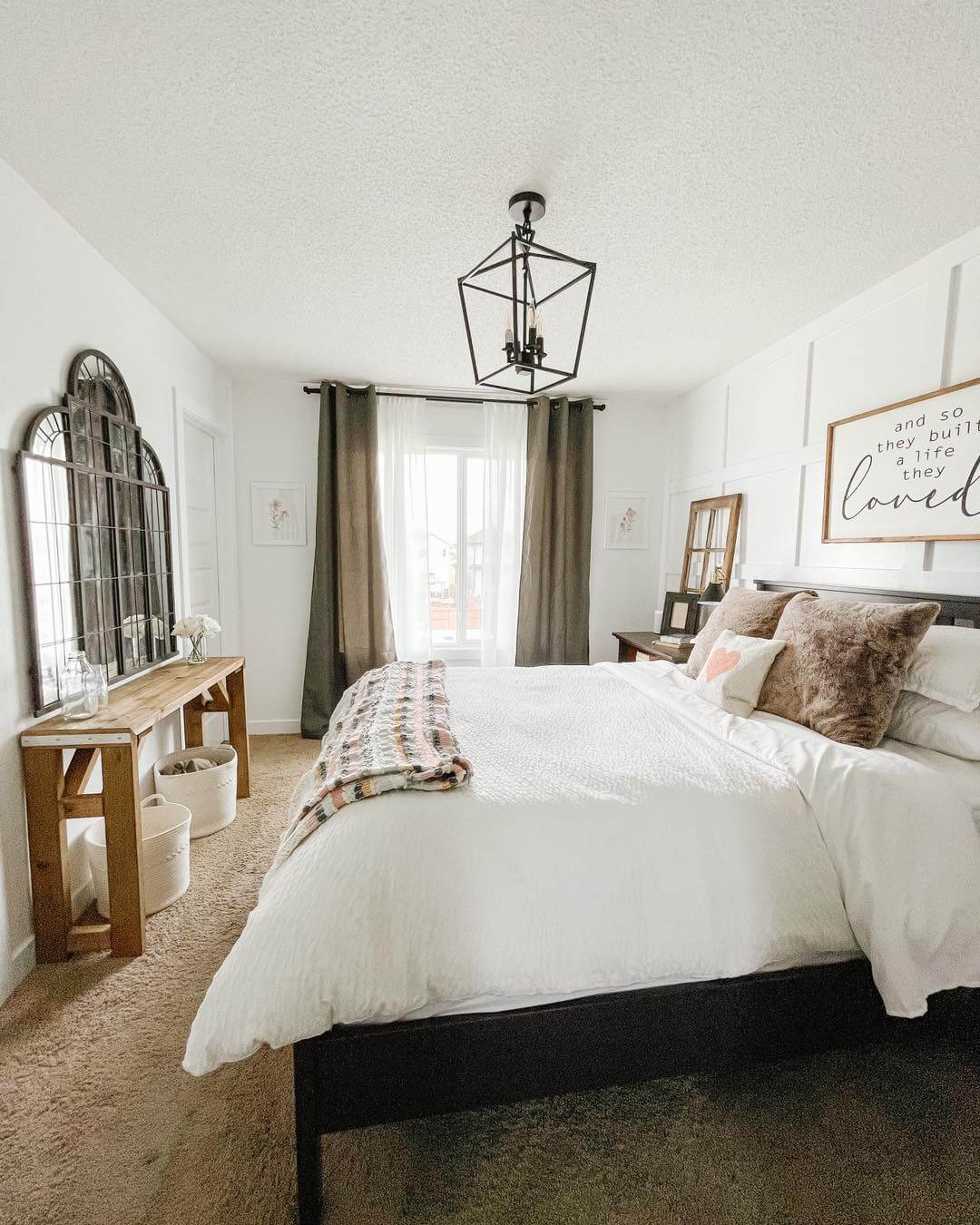 Farmhouse Accent Wall Adds Cozy Texture and Dimension