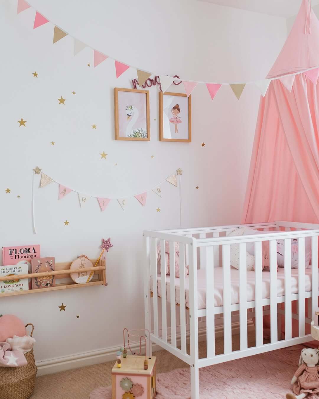 Gold Star Wall Decals Add Whimsical Sparkle