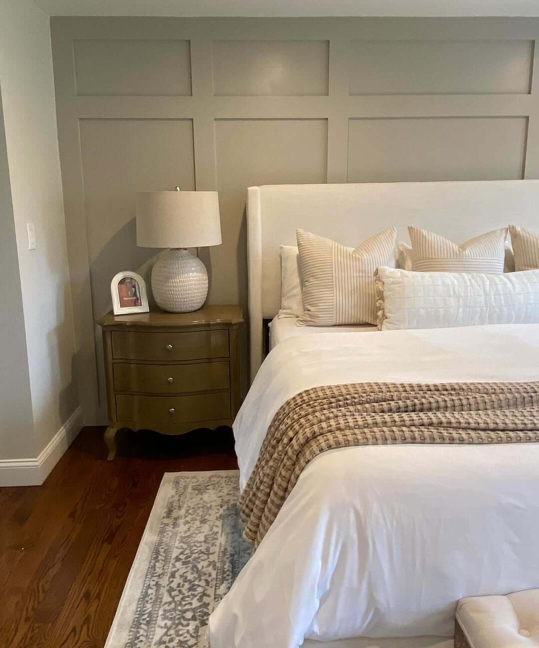 Grid Panel Accent Wall Adds Architectural Interest