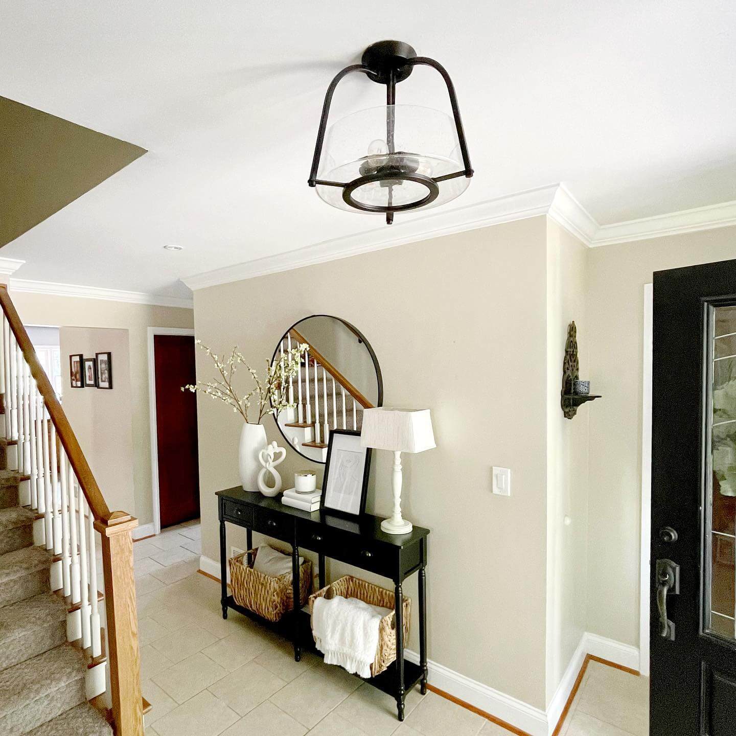 Provide Ample Light with a Clear Glass Bowl Flush Mount