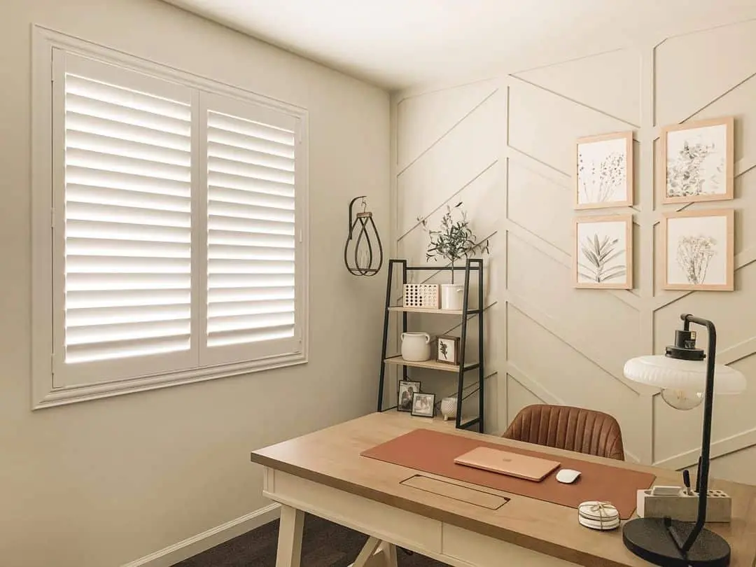 Geometric Wall Paneling Adds Subtle Dimension