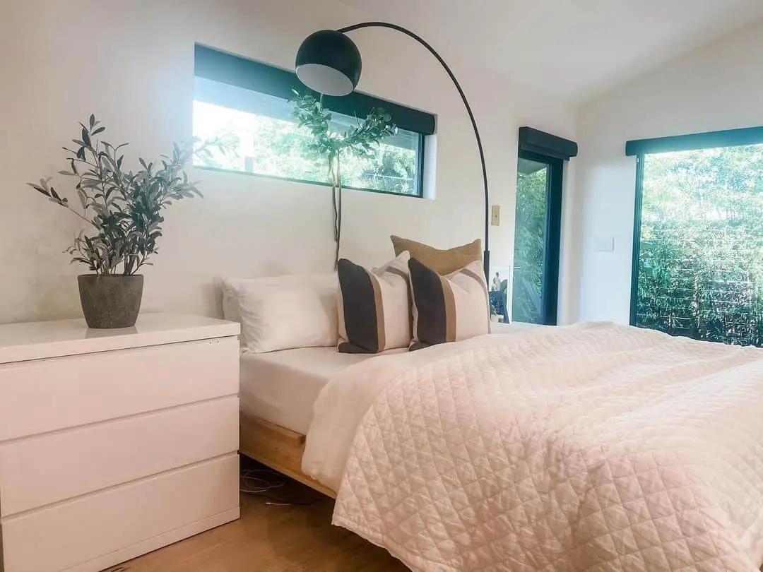 White Quilted Bedding Creates a Soft, Cozy Layer