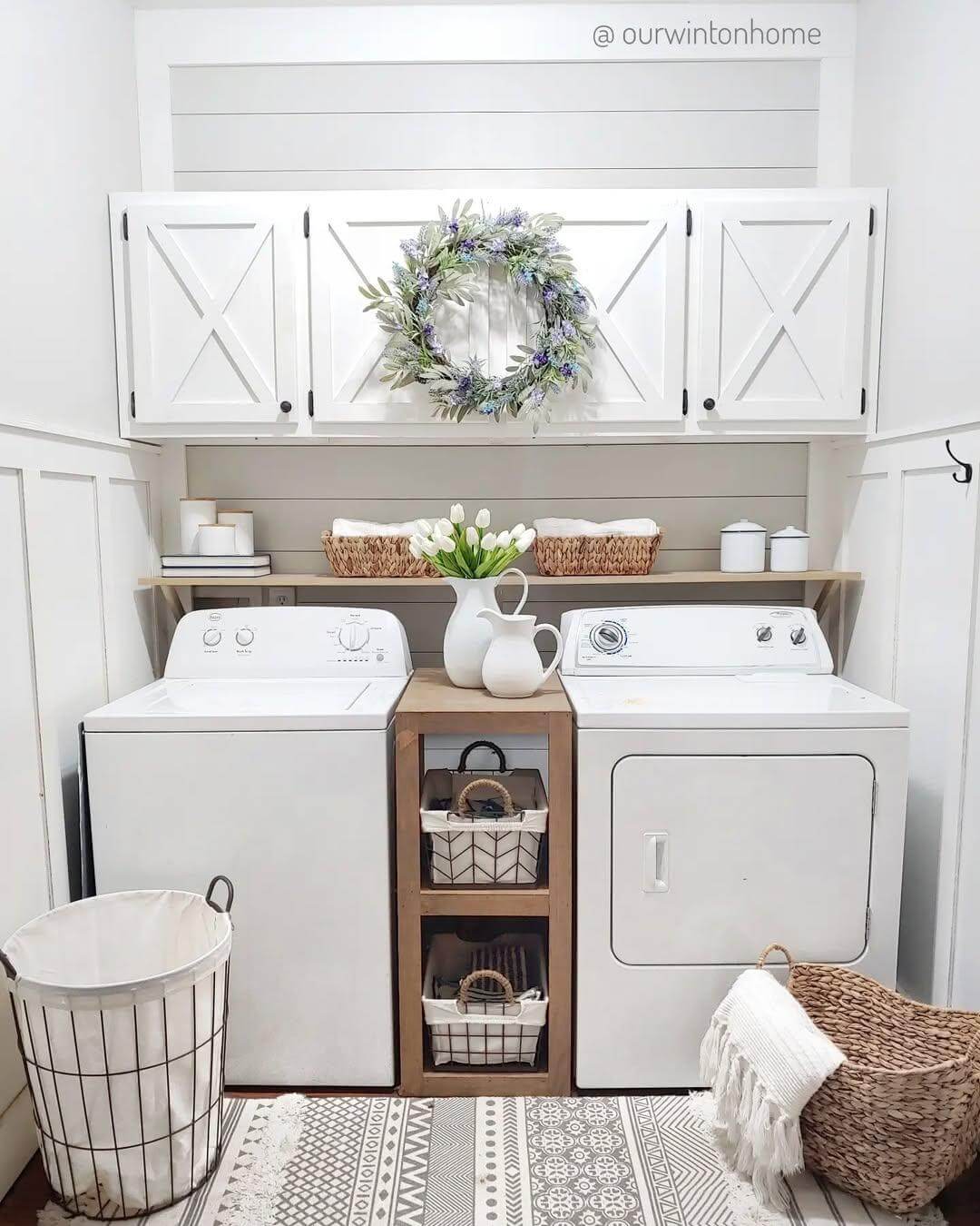 Incorporate Farmhouse Style with X-Detail Cabinet Doors
