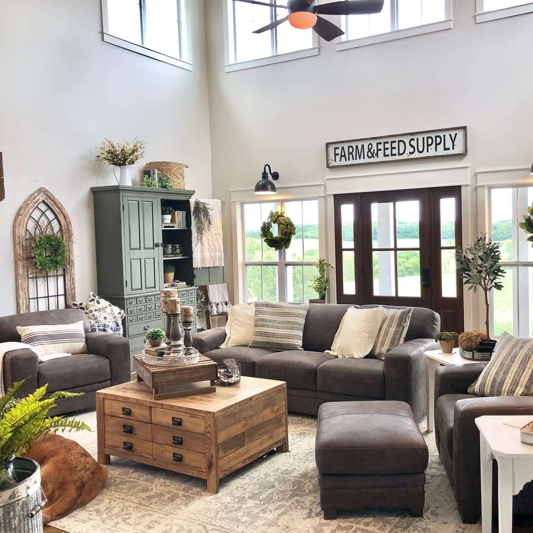 Incorporate Vintage Storage with a Sage Green Cabinet