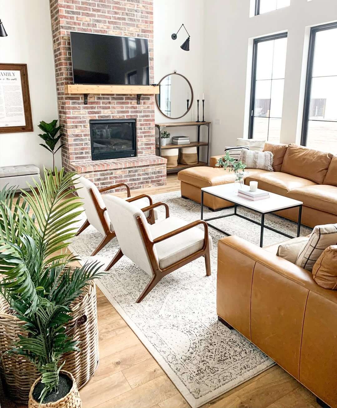 Ground Your Living Space with a Leather Sectional