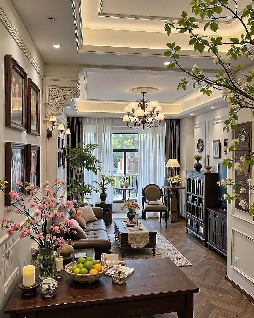 Choose Dark Wood Cabinetry for Traditional Media Storage
