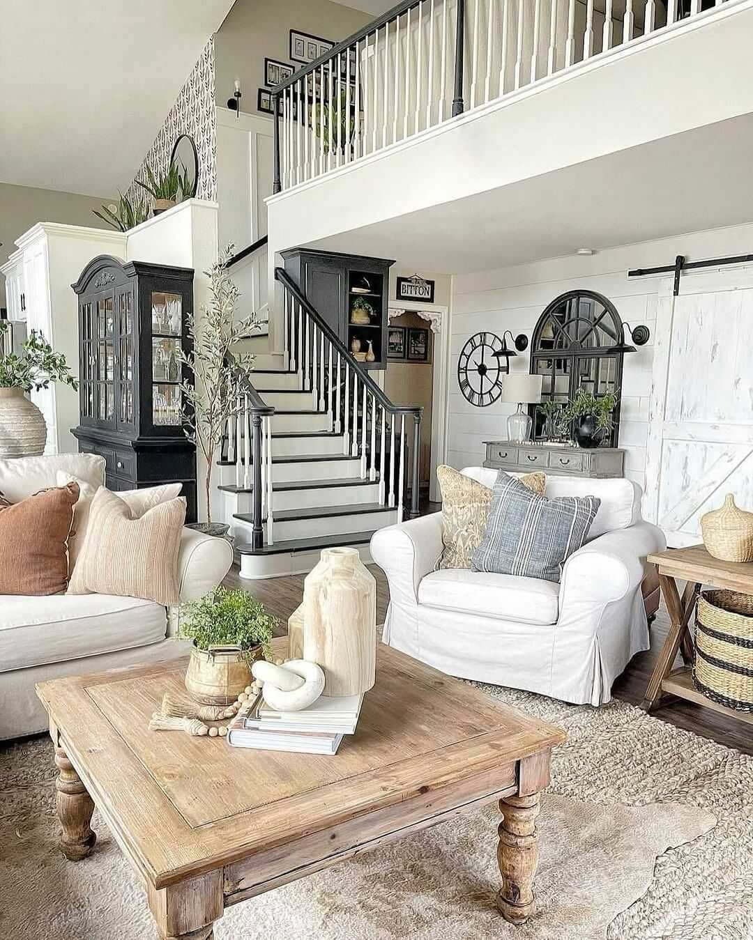 Anchor Your Entryway with a Wood Console and Arched Mirror