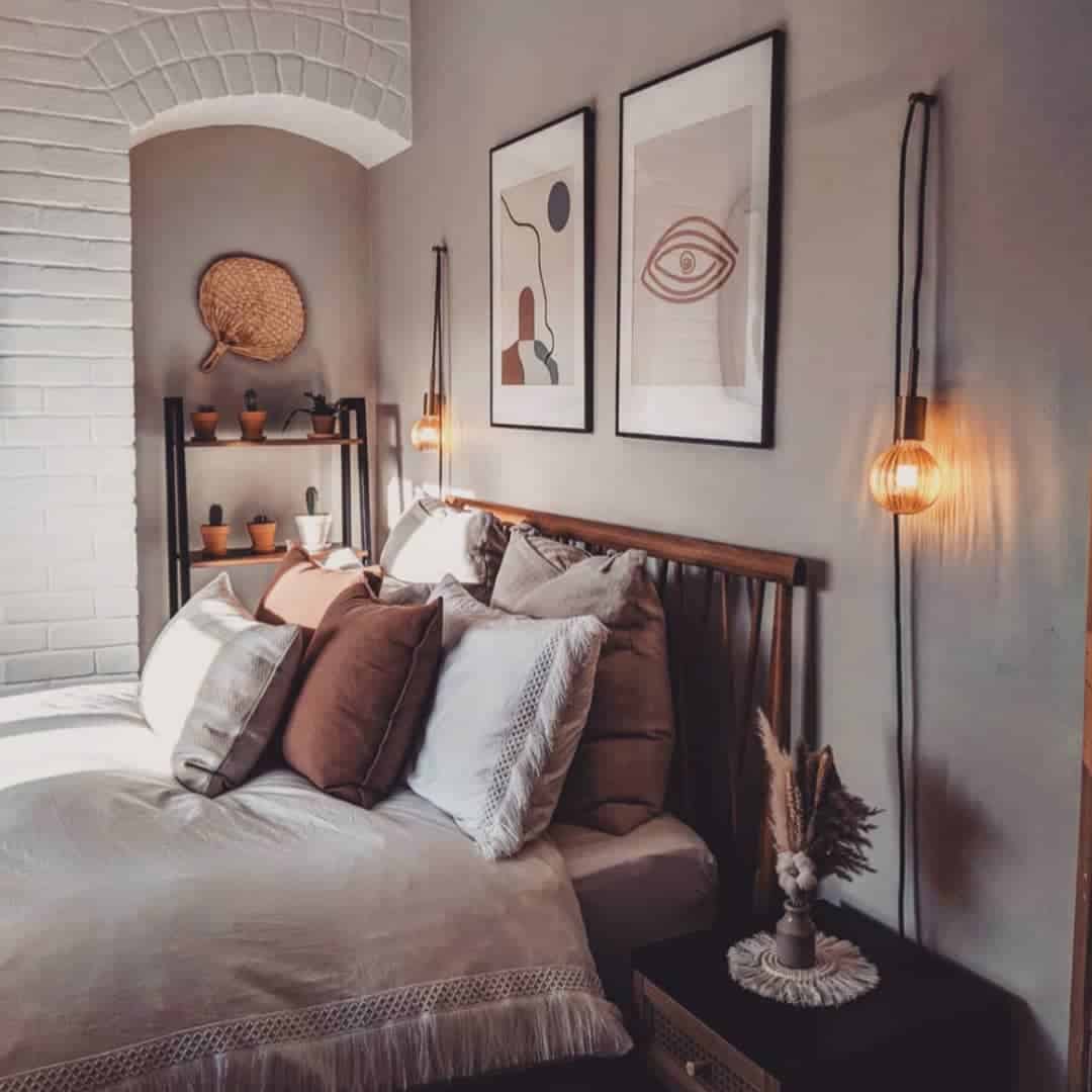 Frame Your Bedside with Abstract Art