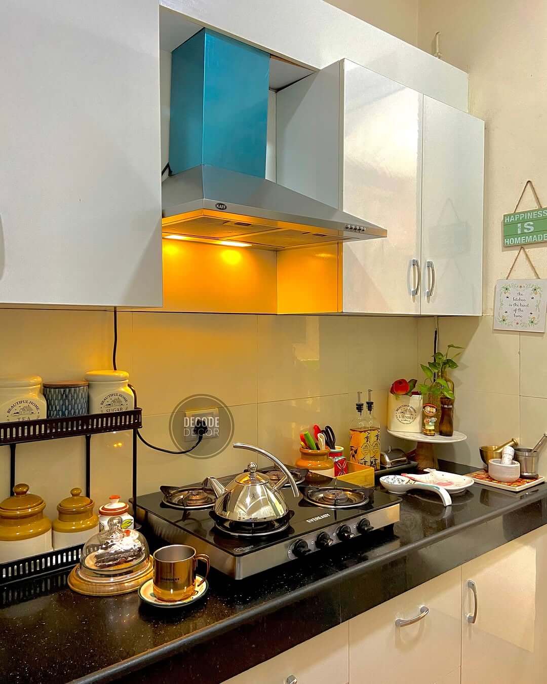 Keep Cooking Essentials Accessible with a Tiered Shelf