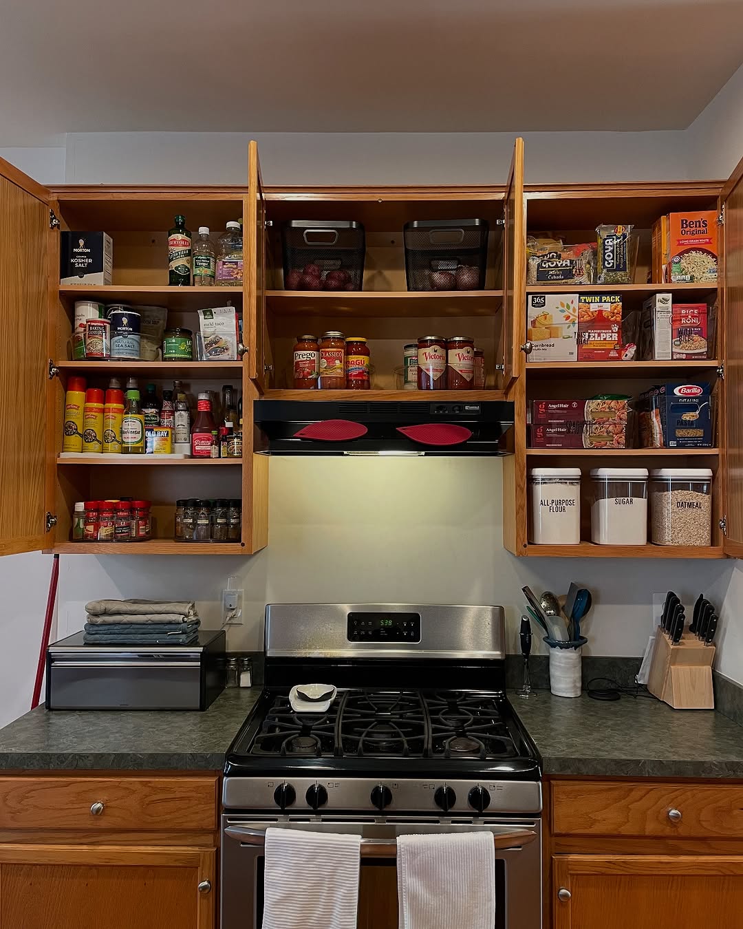 Clear Containers for Baking Staples