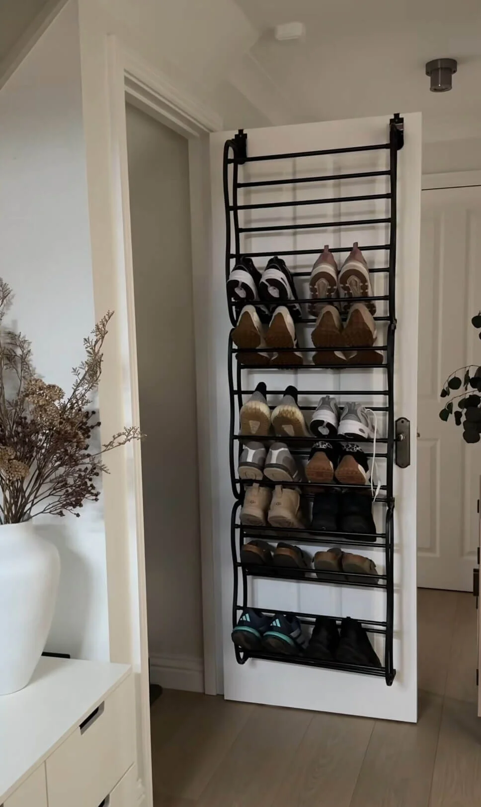 Free Up Floor Space with an Over-the-Door Shoe Rack