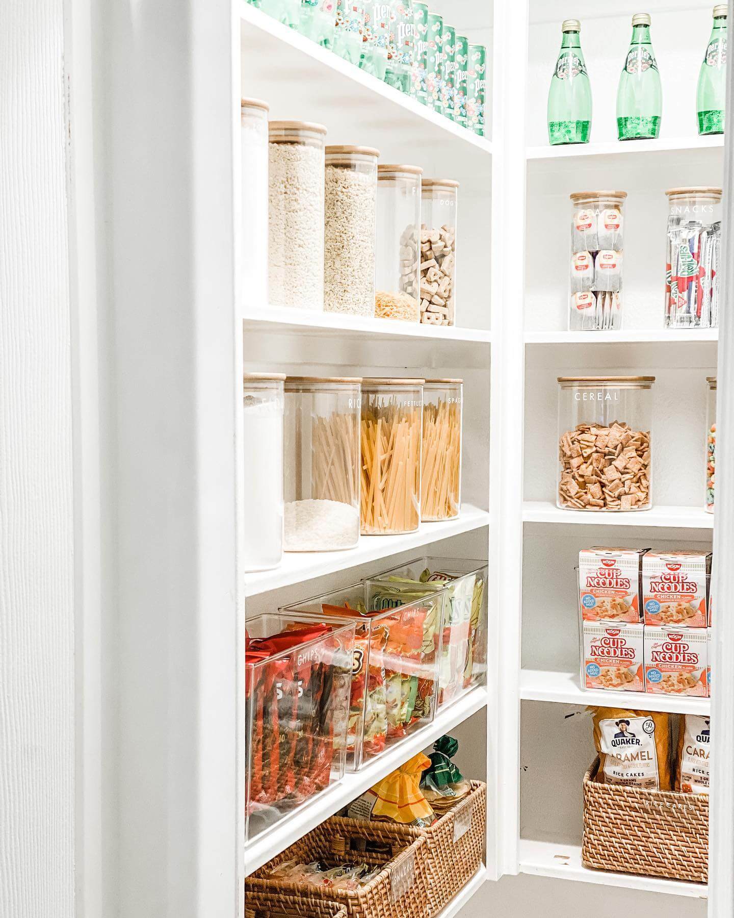 Rectangular Bins to Stack Snack Bags