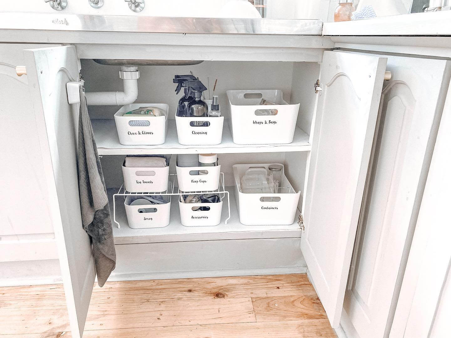 Label White Bins for Clear Identification