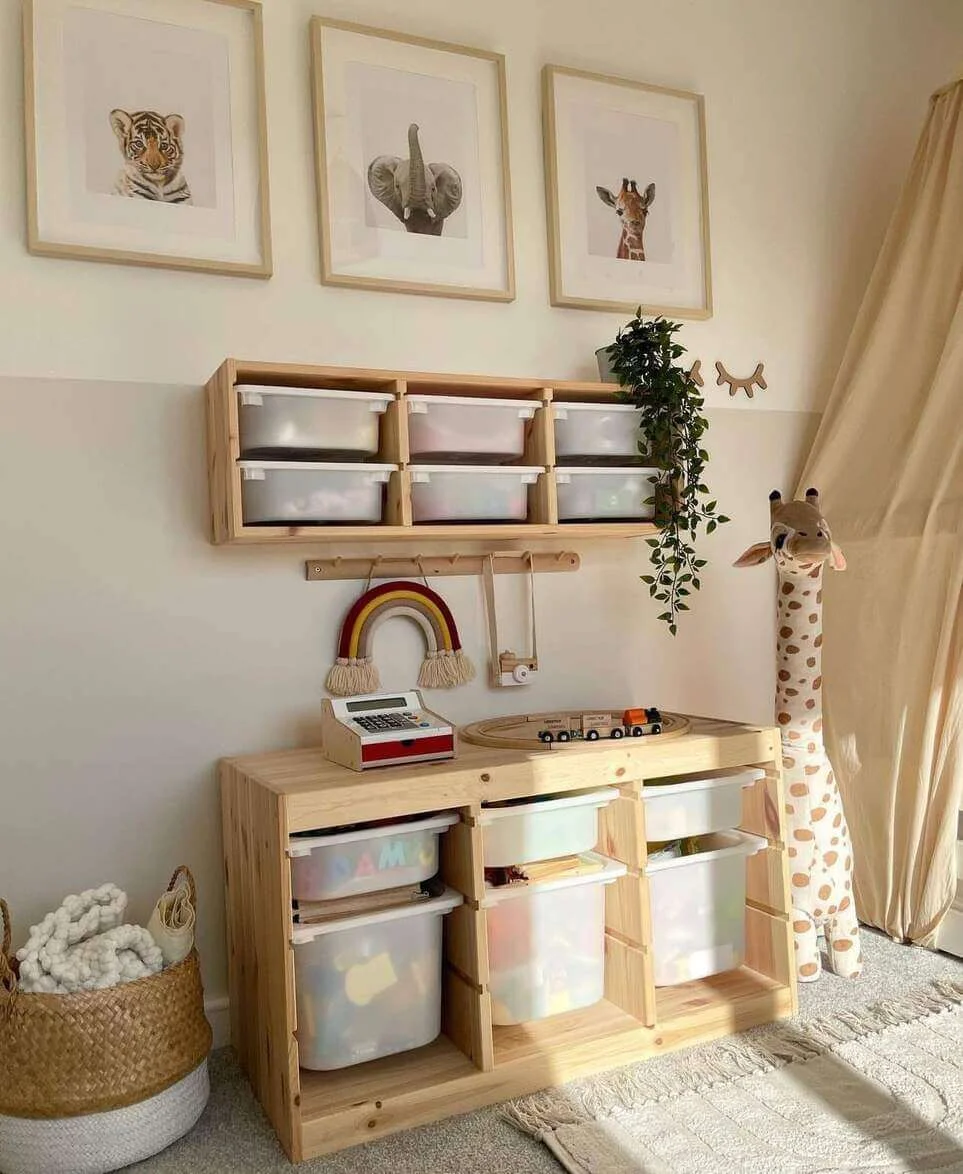 Keep Toys Visible and Accessible with Open Cubbies