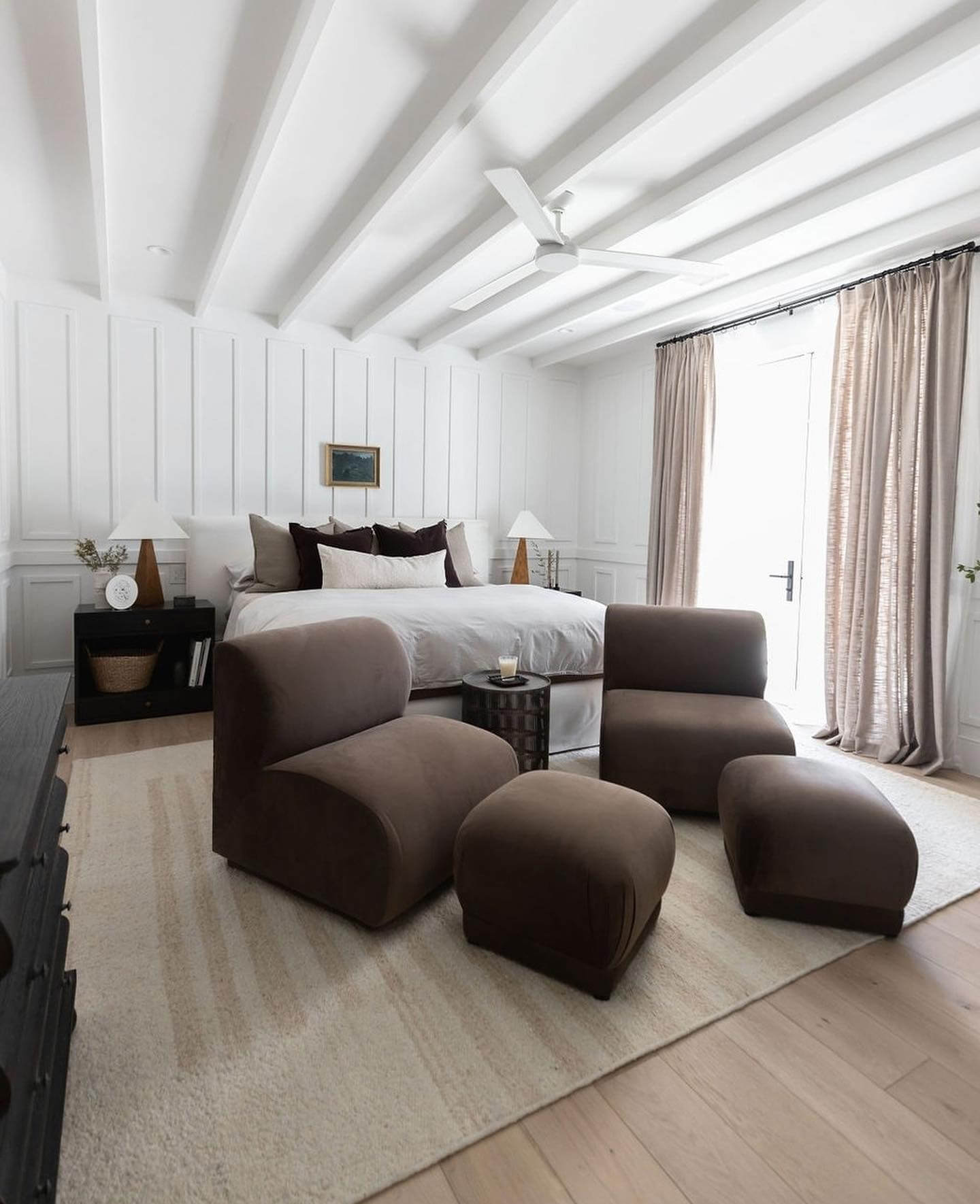 Plush Lounge Chairs Create a Cozy Conversation Area