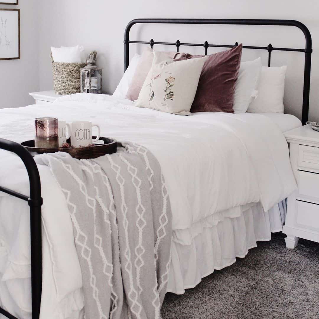 Introduce Color with a Velvet Pillow