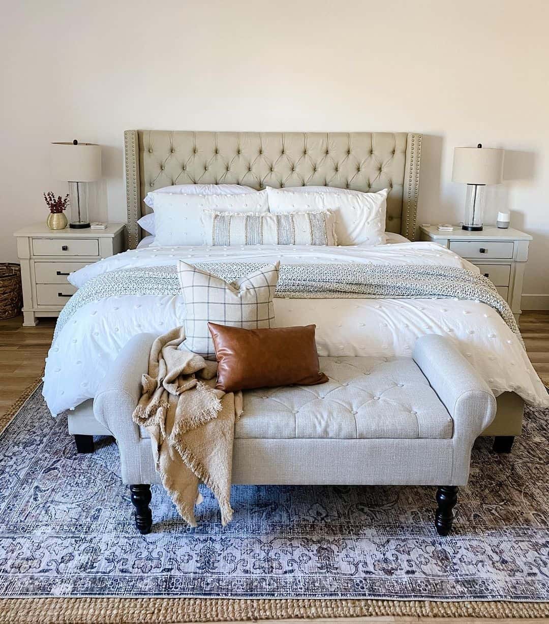 Tufted Storage Bench Adds Cozy Seating and Hidden Storage