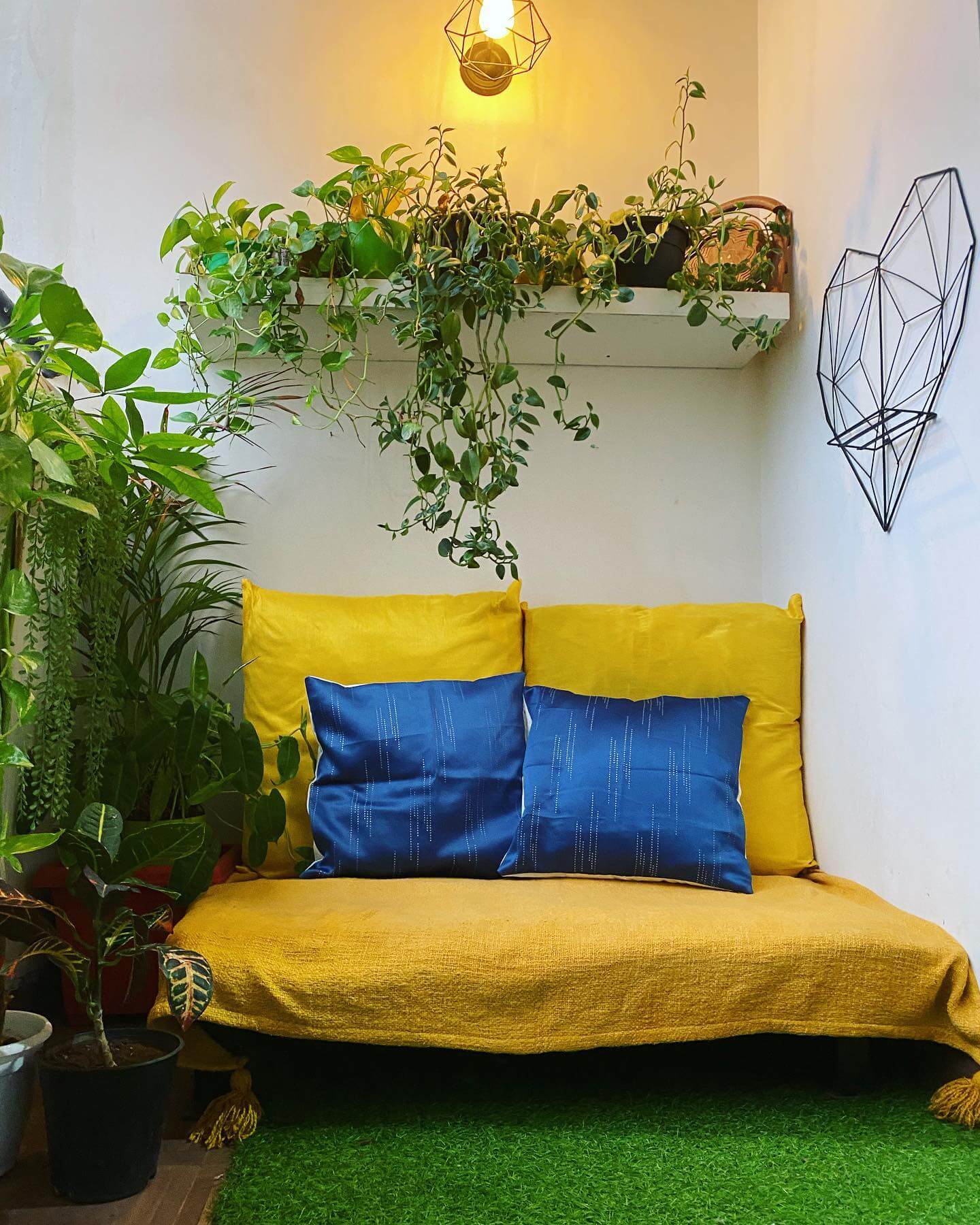 Drape Greenery for a Natural Privacy Screen