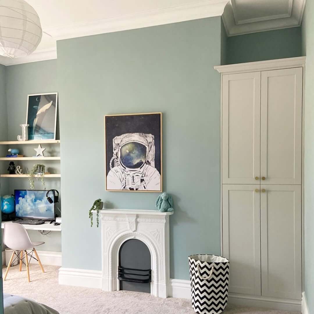 Carved Fireplace Mantel for Displaying Themed Art