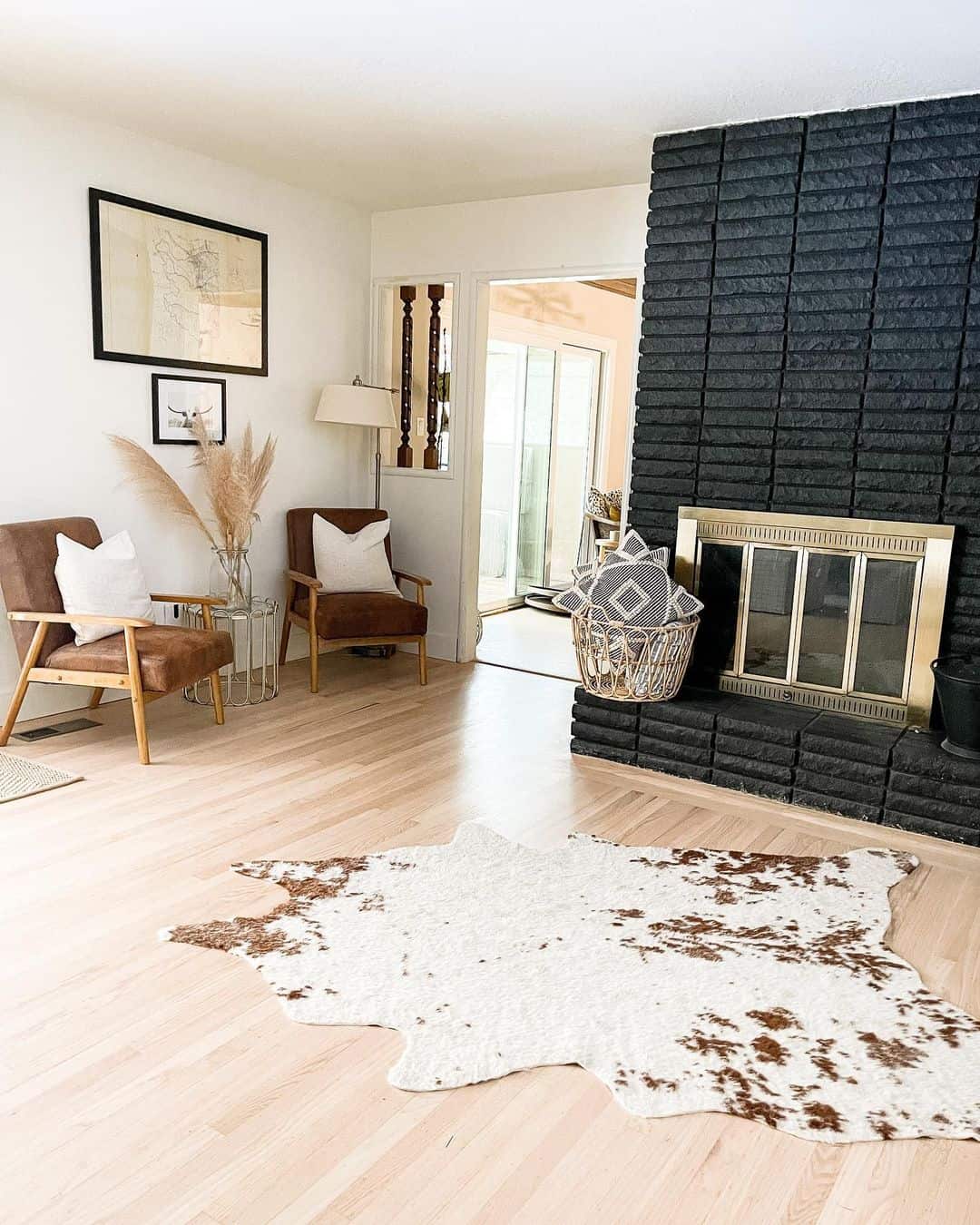 Tall Pampas Grass Adds Natural Texture to a Corner