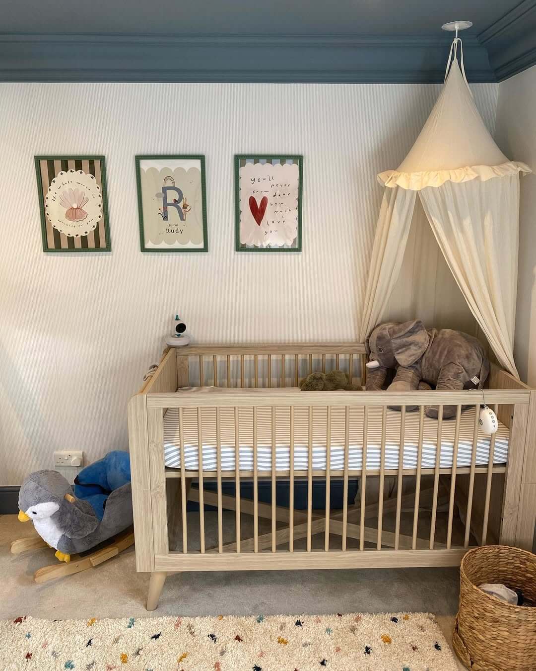 Three Whimsical Prints Add Sweetness Above the Crib