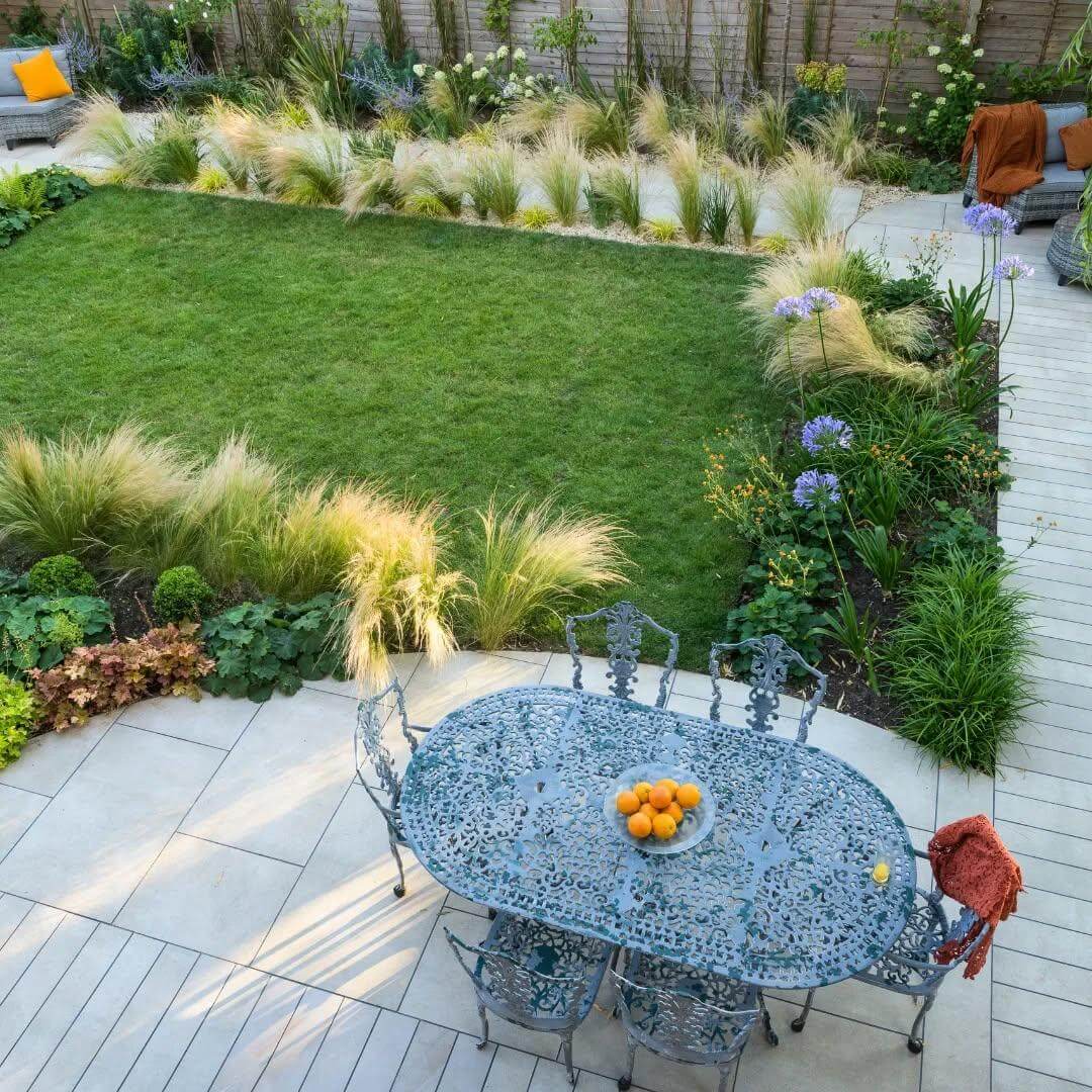 Soften Lawn Edges with Ornamental Grasses