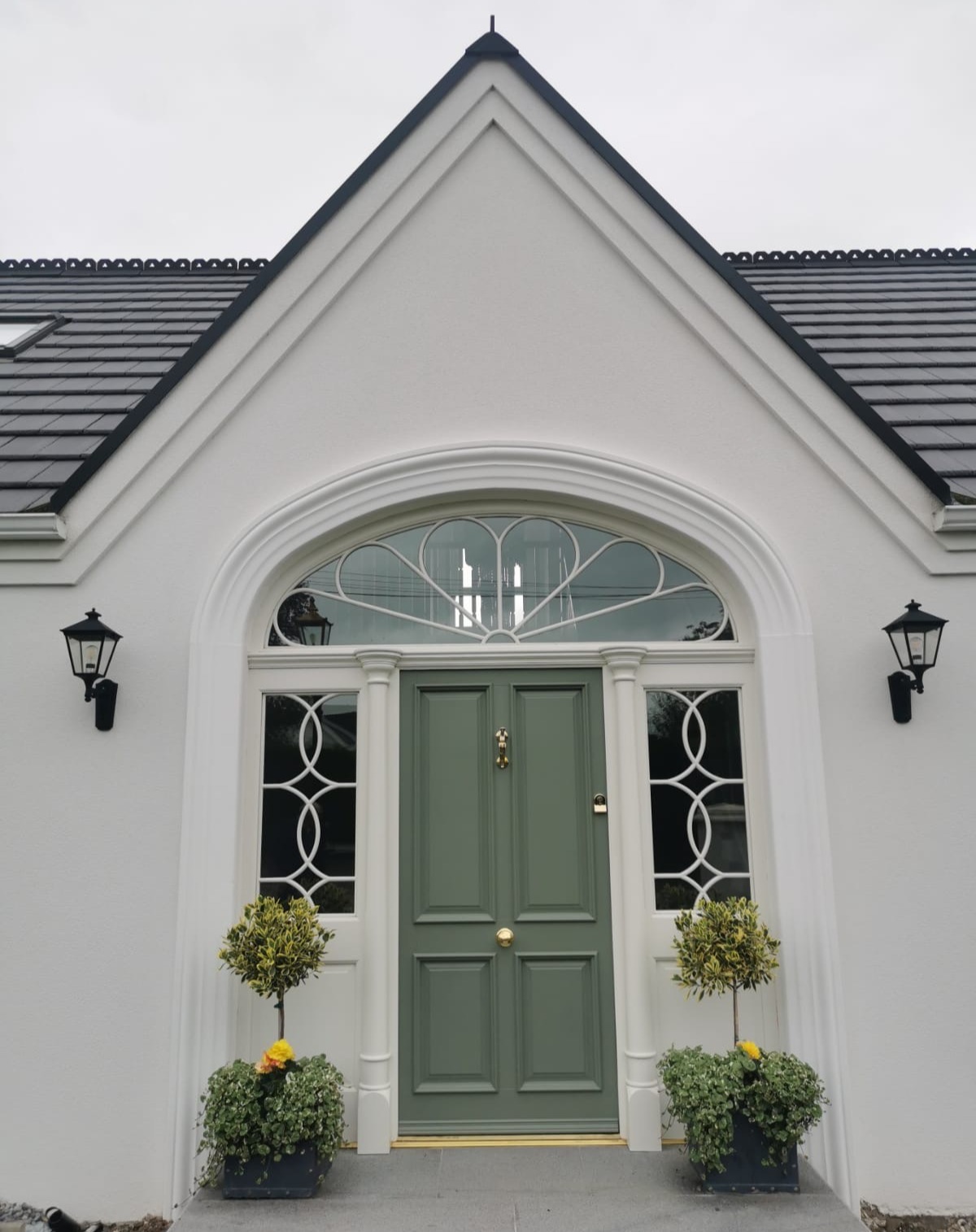 Welcome Guests with a Sage Green Door