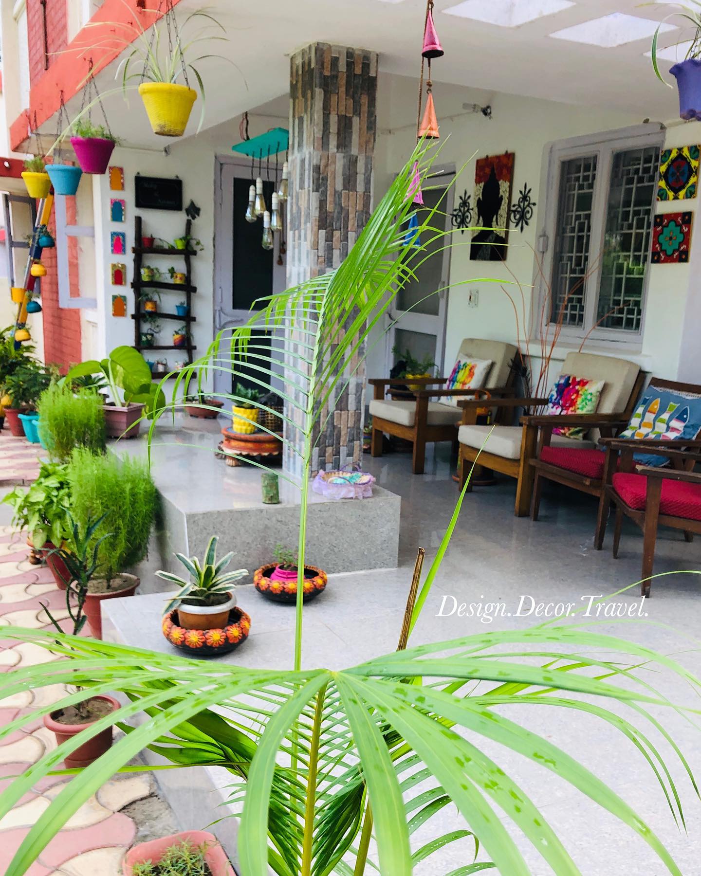 Inject Whimsy with Colorfully Painted Pots