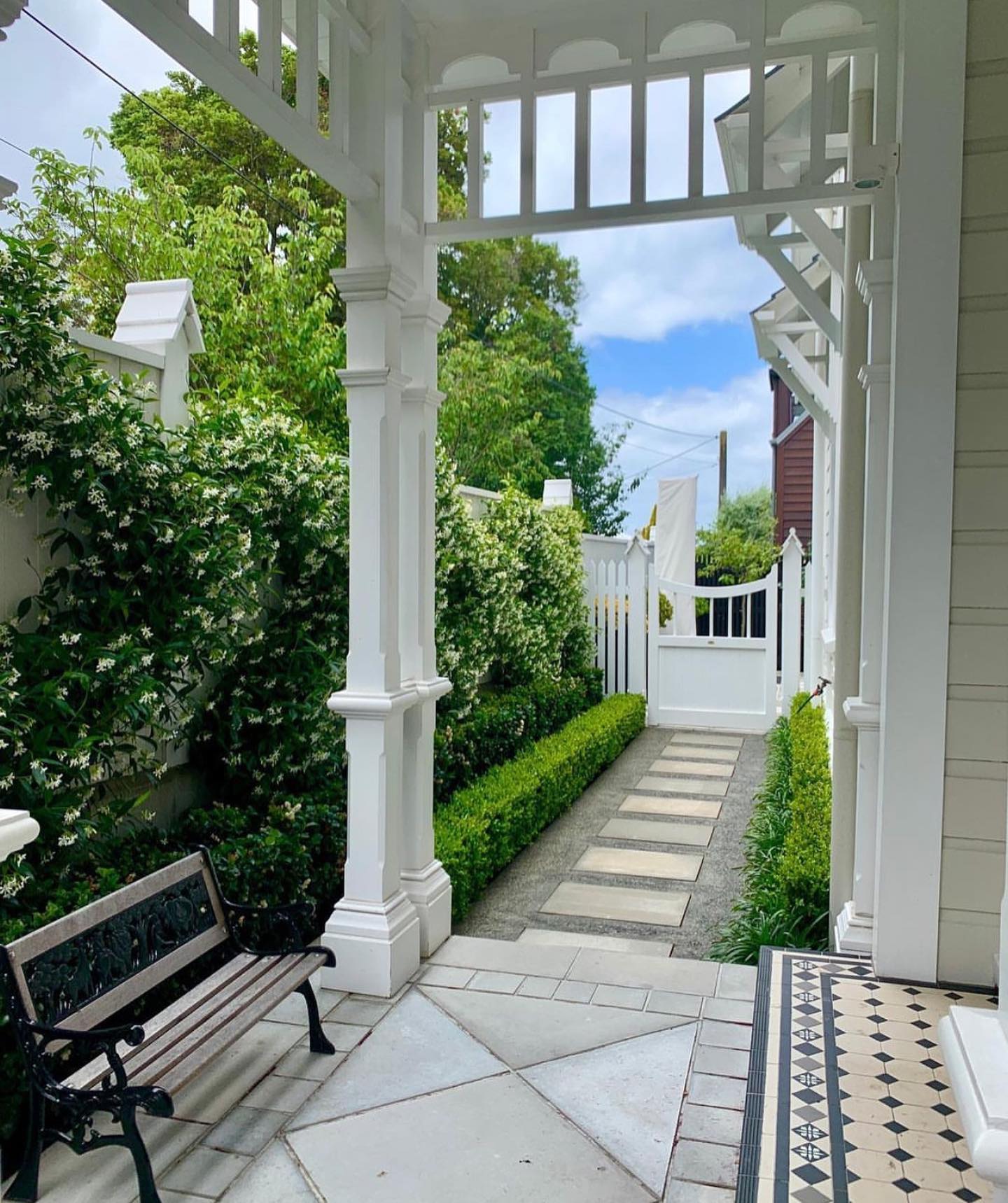 Soften Your Entryway with Climbing Jasmine