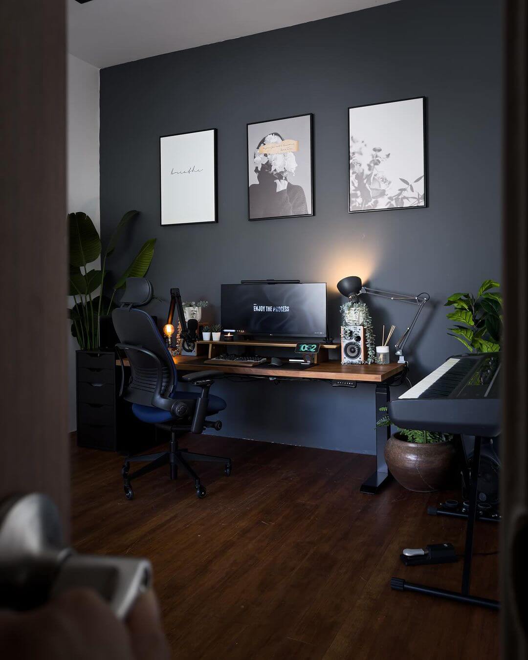 Triptych of Minimalist Art Creates a Serene Wall Display